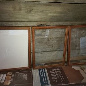 Brown Wooden Picture Frame Set Of 3